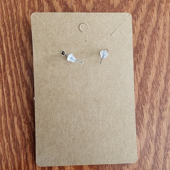 Red, White, and Blue Faux Leather Star-Shaped Dangle Fishhook Earrings - Picture 2 of 5